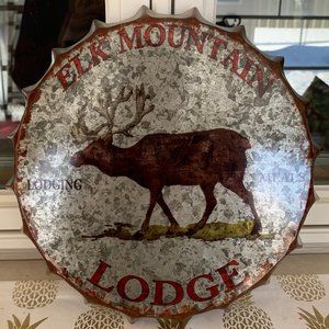 Elk Mountain Lodge Sign